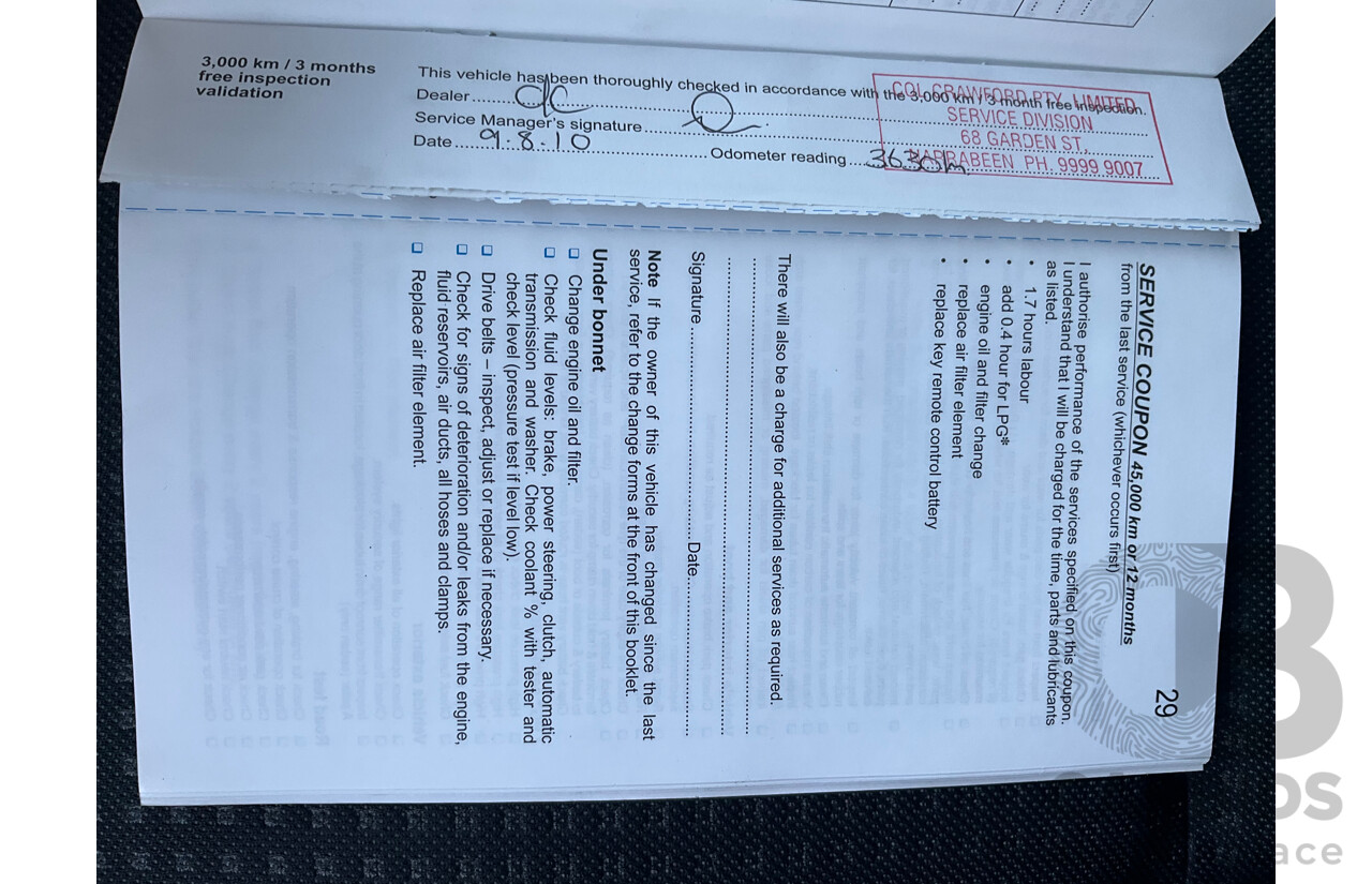 4/2010 Holden Commodore SV6 VE MY10 Utility Nitrate Silver Metallic V6 3.6L