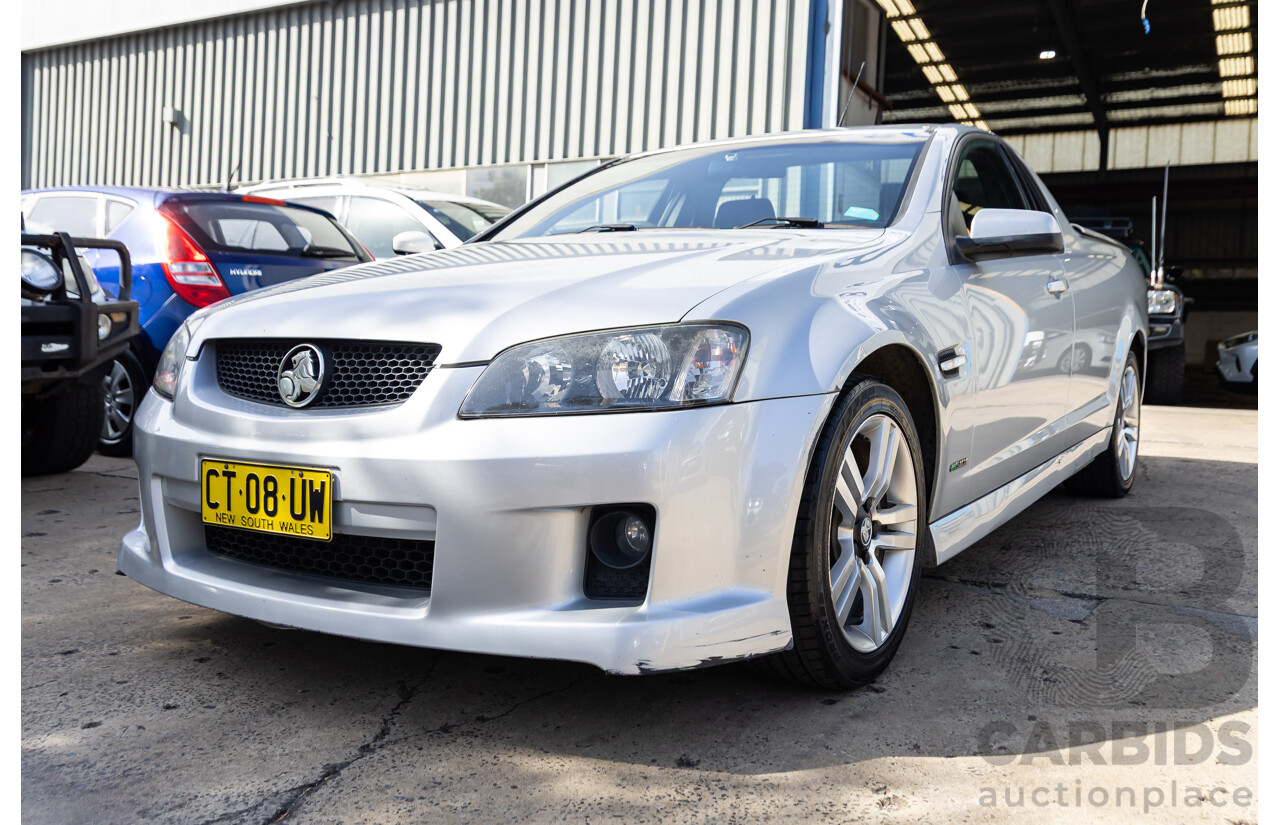 4/2010 Holden Commodore SV6 VE MY10 Utility Nitrate Silver Metallic V6 3.6L