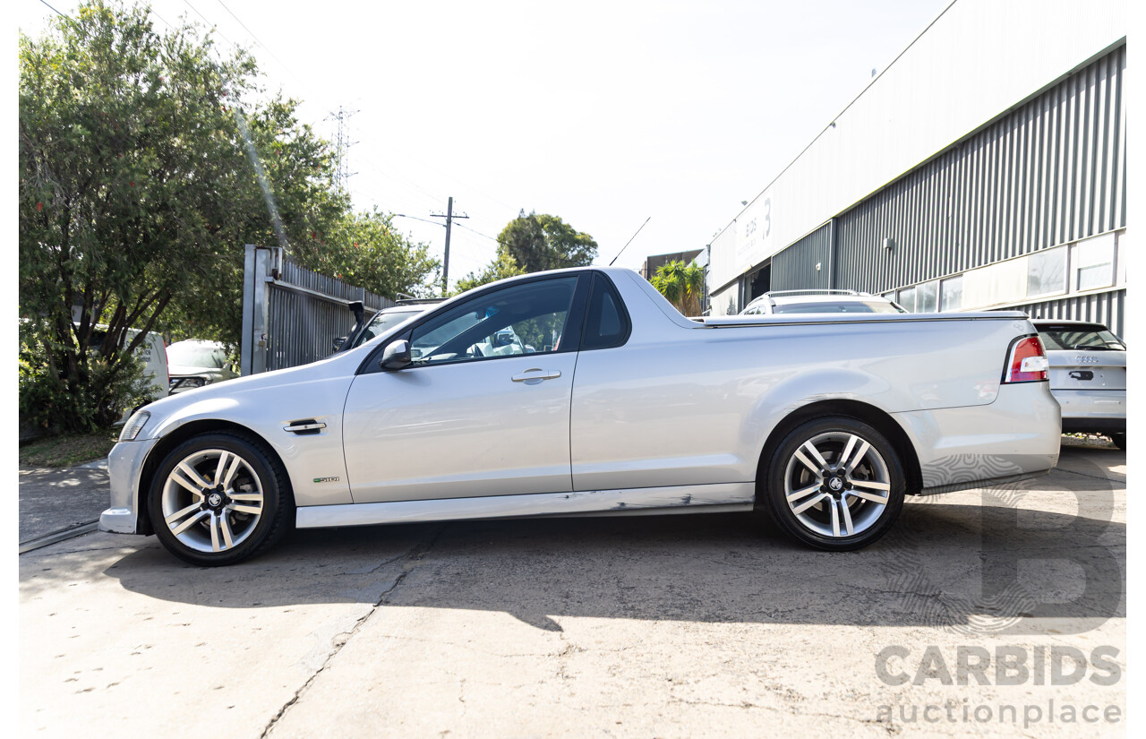 4/2010 Holden Commodore SV6 VE MY10 Utility Nitrate Silver Metallic V6 3.6L