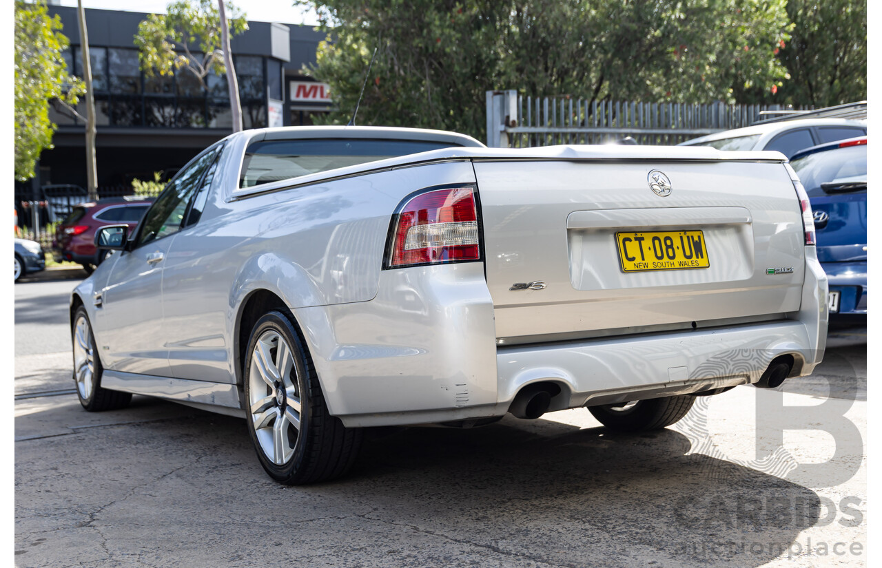 4/2010 Holden Commodore SV6 VE MY10 Utility Nitrate Silver Metallic V6 3.6L