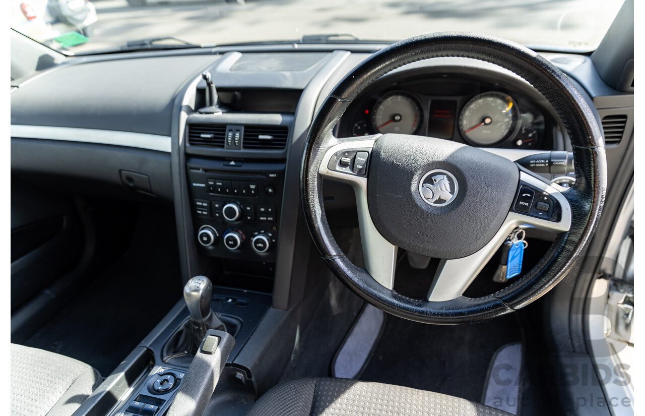 4/2010 Holden Commodore SV6 VE MY10 Utility Nitrate Silver Metallic V6 3.6L