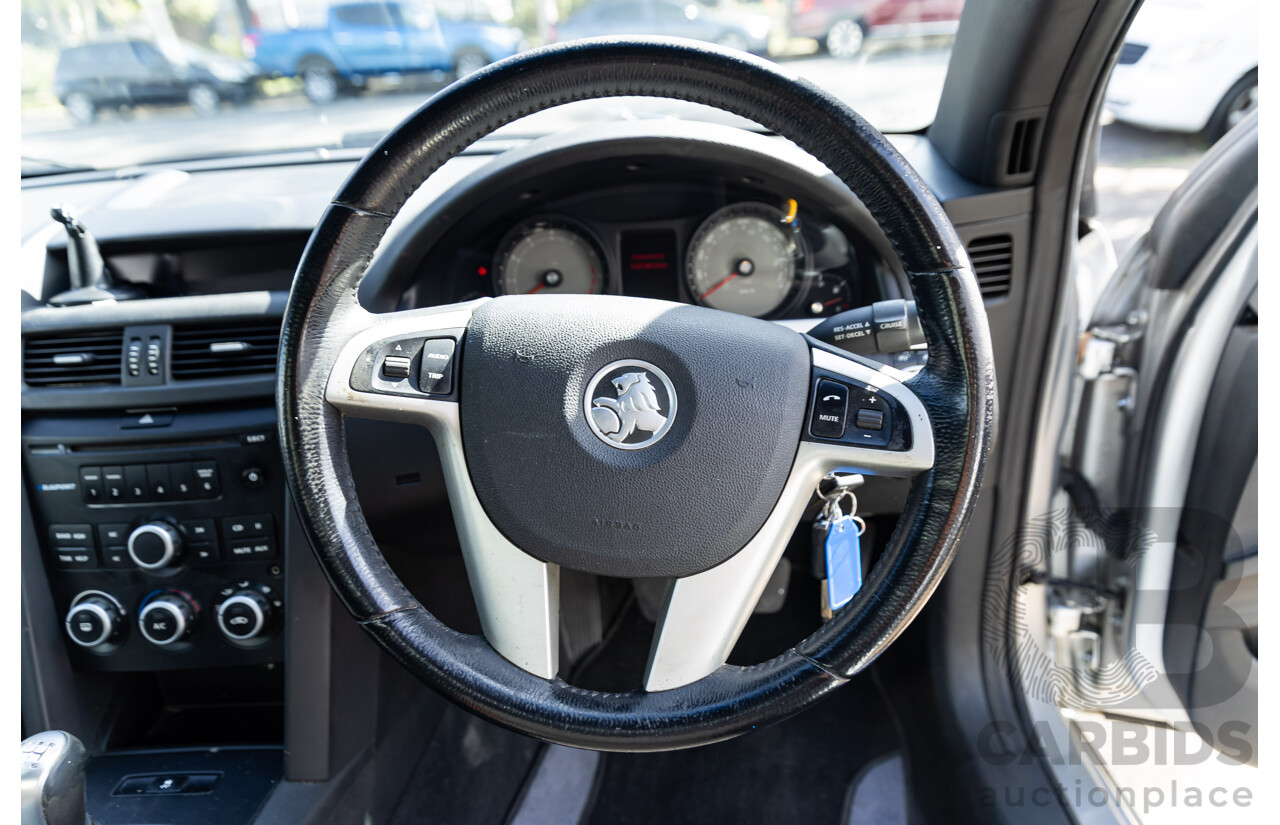 4/2010 Holden Commodore SV6 VE MY10 Utility Nitrate Silver Metallic V6 3.6L
