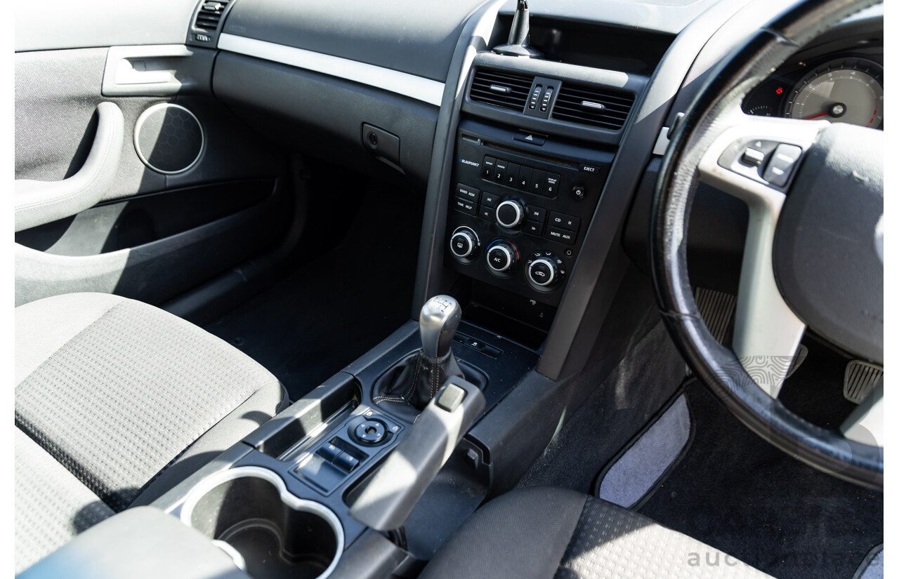 4/2010 Holden Commodore SV6 VE MY10 Utility Nitrate Silver Metallic V6 3.6L