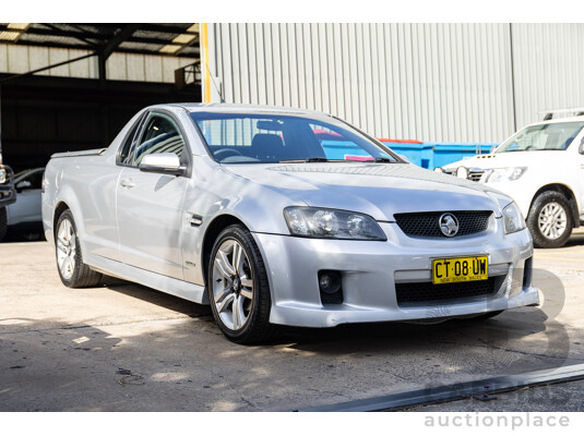 4/2010 Holden Commodore SV6 VE MY10 Utility Nitrate Silver Metallic V6 3.6L
