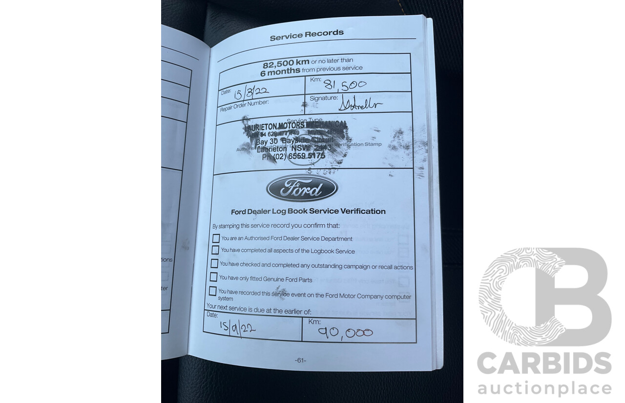 10/2018 Ford Ranger Wildtrak 3.2 (4x4) PX MKIII MY19 Double Cab P/Up Pride Orange Metallic Turbo Diesel 3.2L