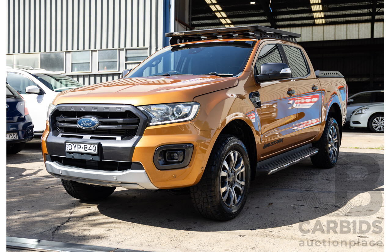 10/2018 Ford Ranger Wildtrak 3.2 (4x4) PX MKIII MY19 Double Cab P/Up Pride Orange Metallic Turbo Diesel 3.2L