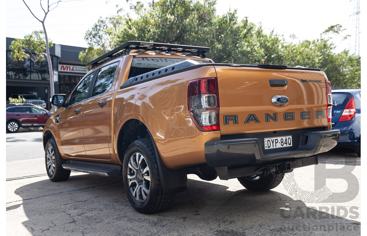 10/2018 Ford Ranger Wildtrak 3.2 (4x4) PX MKIII MY19 Double Cab P/Up Pride Orange Metallic Turbo Diesel 3.2L