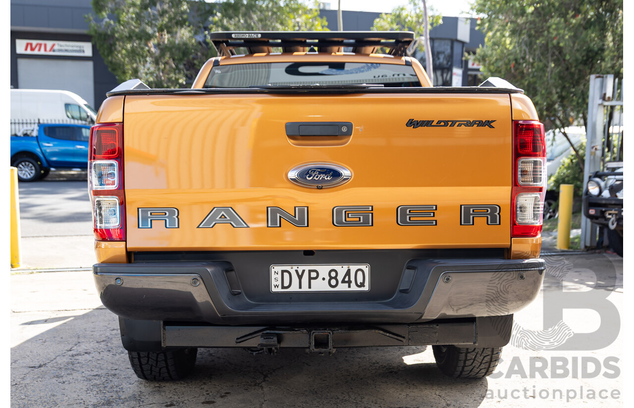 10/2018 Ford Ranger Wildtrak 3.2 (4x4) PX MKIII MY19 Double Cab P/Up Pride Orange Metallic Turbo Diesel 3.2L