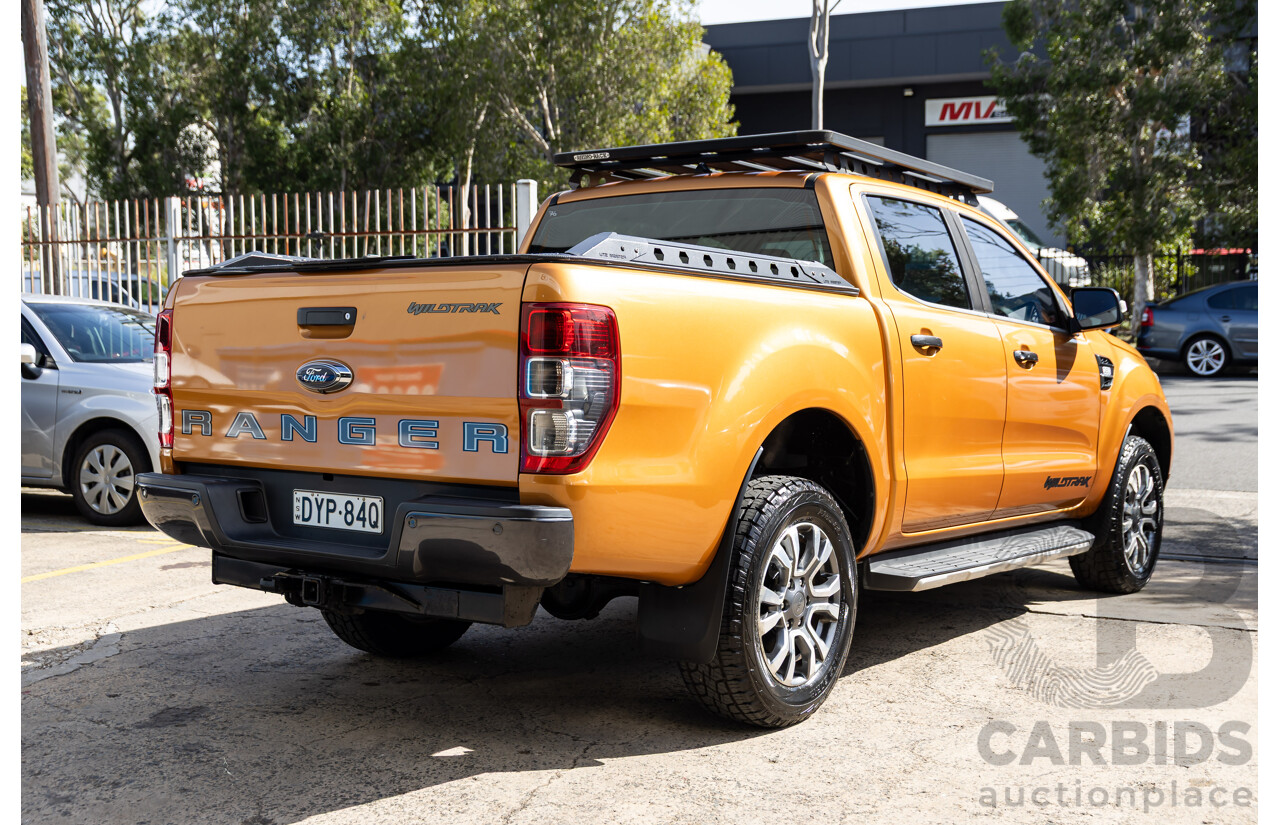 10/2018 Ford Ranger Wildtrak 3.2 (4x4) PX MKIII MY19 Double Cab P/Up Pride Orange Metallic Turbo Diesel 3.2L