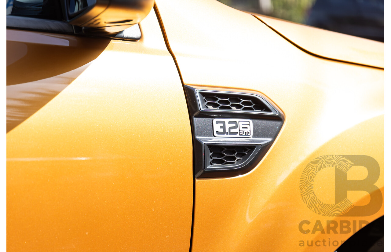 10/2018 Ford Ranger Wildtrak 3.2 (4x4) PX MKIII MY19 Double Cab P/Up Pride Orange Metallic Turbo Diesel 3.2L