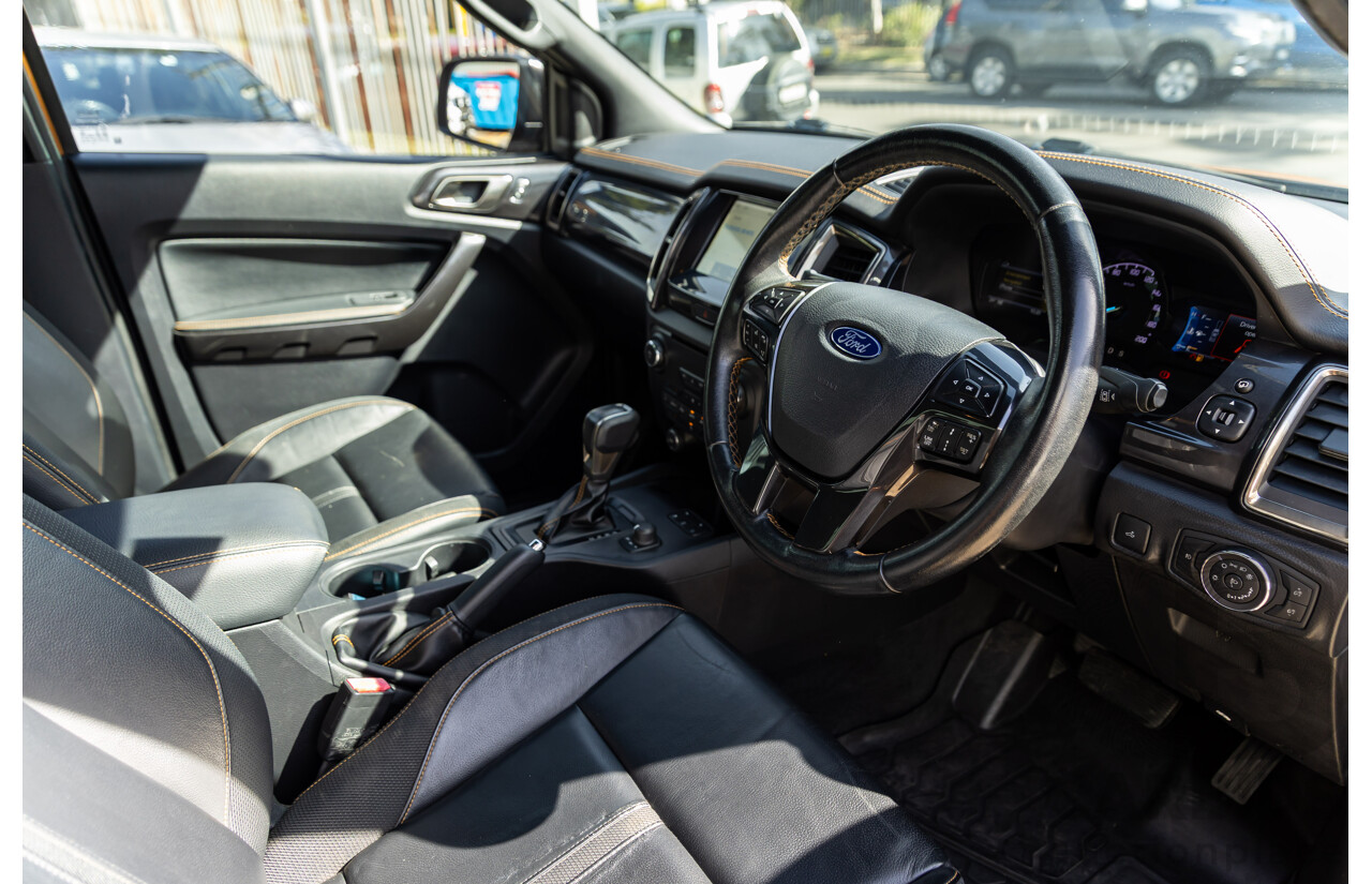 10/2018 Ford Ranger Wildtrak 3.2 (4x4) PX MKIII MY19 Double Cab P/Up Pride Orange Metallic Turbo Diesel 3.2L