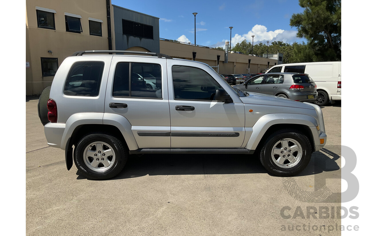 6/2007 Jeep Cherokee Sport (4x4) KJ MY05 UPGRADE 4d Wagon Silver Or Chrome 3.7L