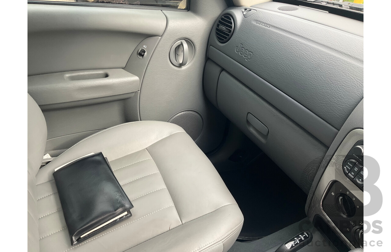 6/2007 Jeep Cherokee Sport (4x4) KJ MY05 UPGRADE 4d Wagon Silver Or Chrome 3.7L