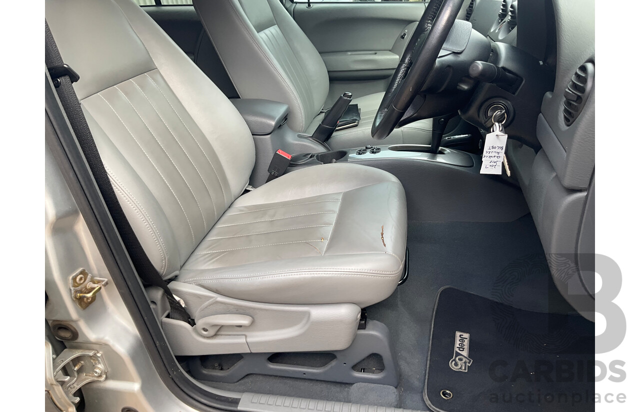 6/2007 Jeep Cherokee Sport (4x4) KJ MY05 UPGRADE 4d Wagon Silver Or Chrome 3.7L