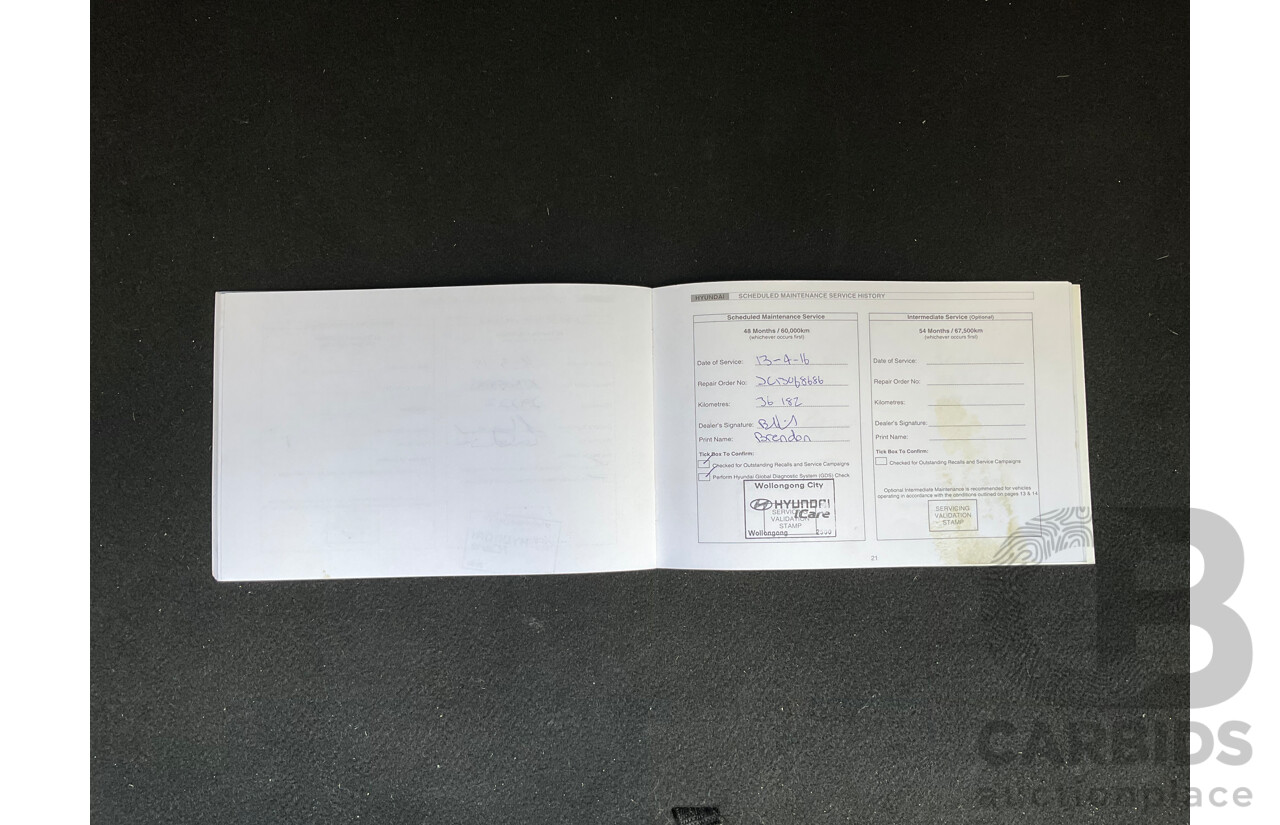 12/2011 Hyundai i30 SX FD MY11 5d Hatchback Blue 2.0L