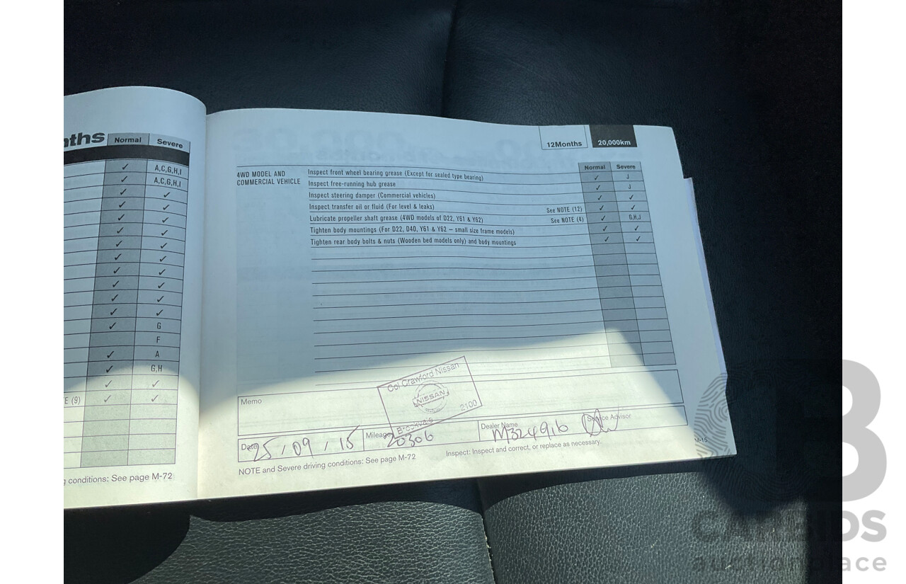 06/2014 Nissan Pathfinder ST-L (FWD) R52 MY15 Upgrade 4D Wagon Crystal White Pearl V6 3.5L