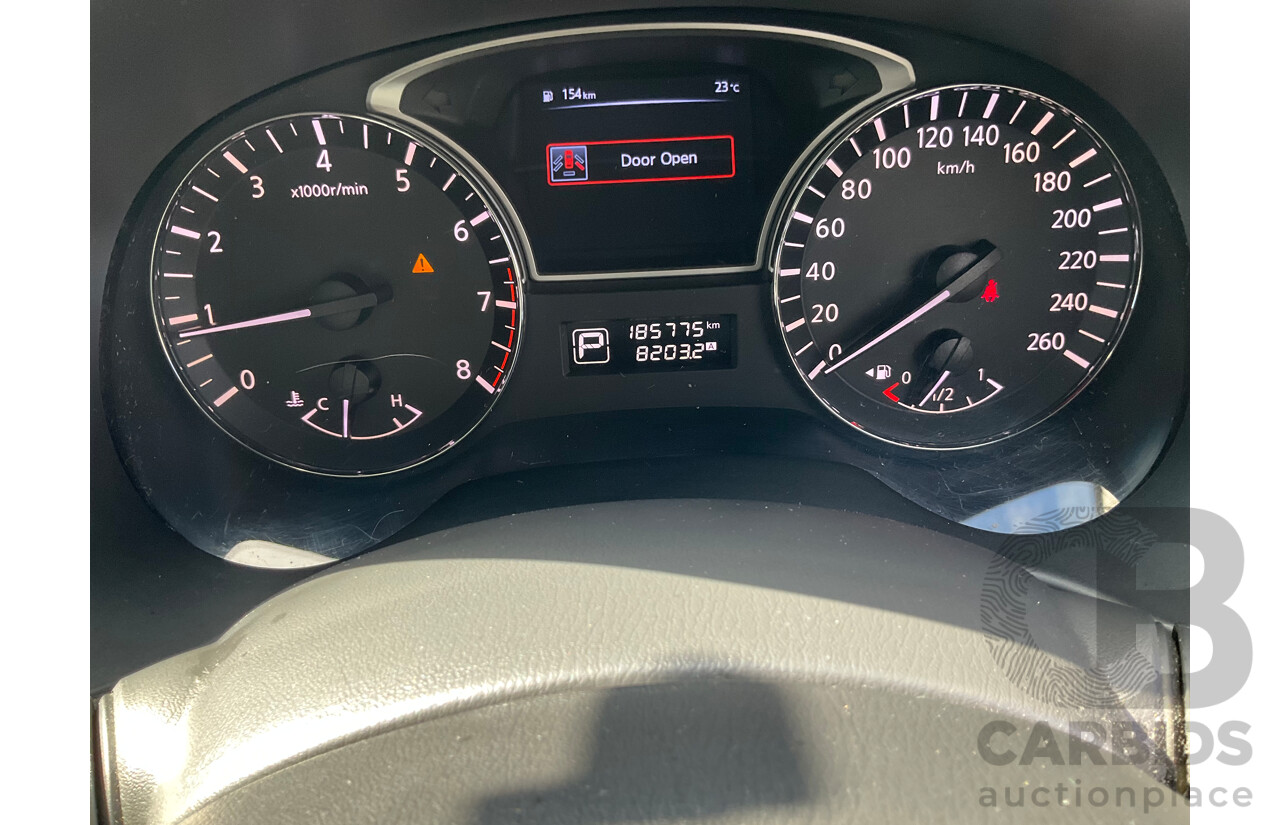 06/2014 Nissan Pathfinder ST-L (FWD) R52 MY15 Upgrade 4D Wagon Crystal White Pearl V6 3.5L