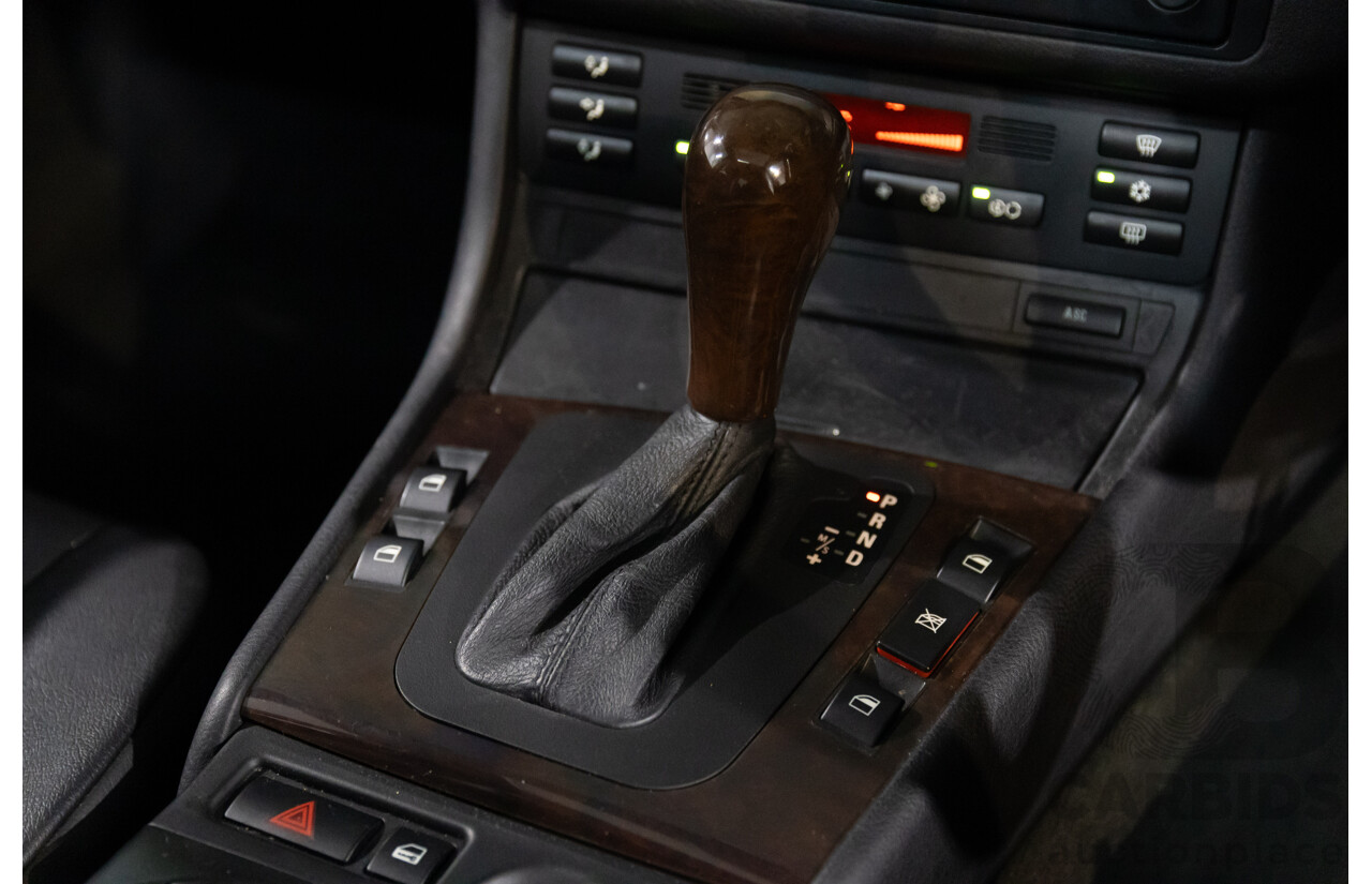 6/2002 BMW 330i E46 4d Sedan Orient Blue Metallic 3.0L