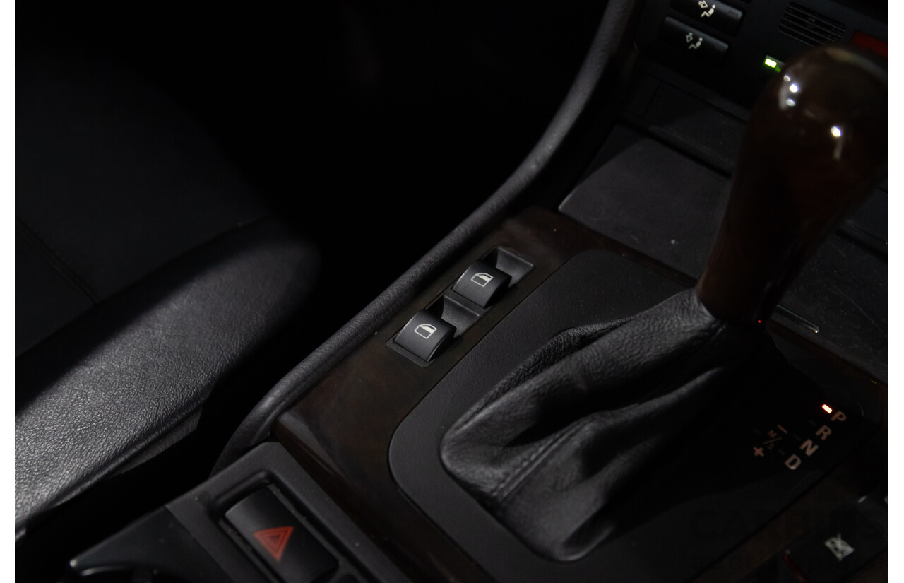 6/2002 BMW 330i E46 4d Sedan Orient Blue Metallic 3.0L