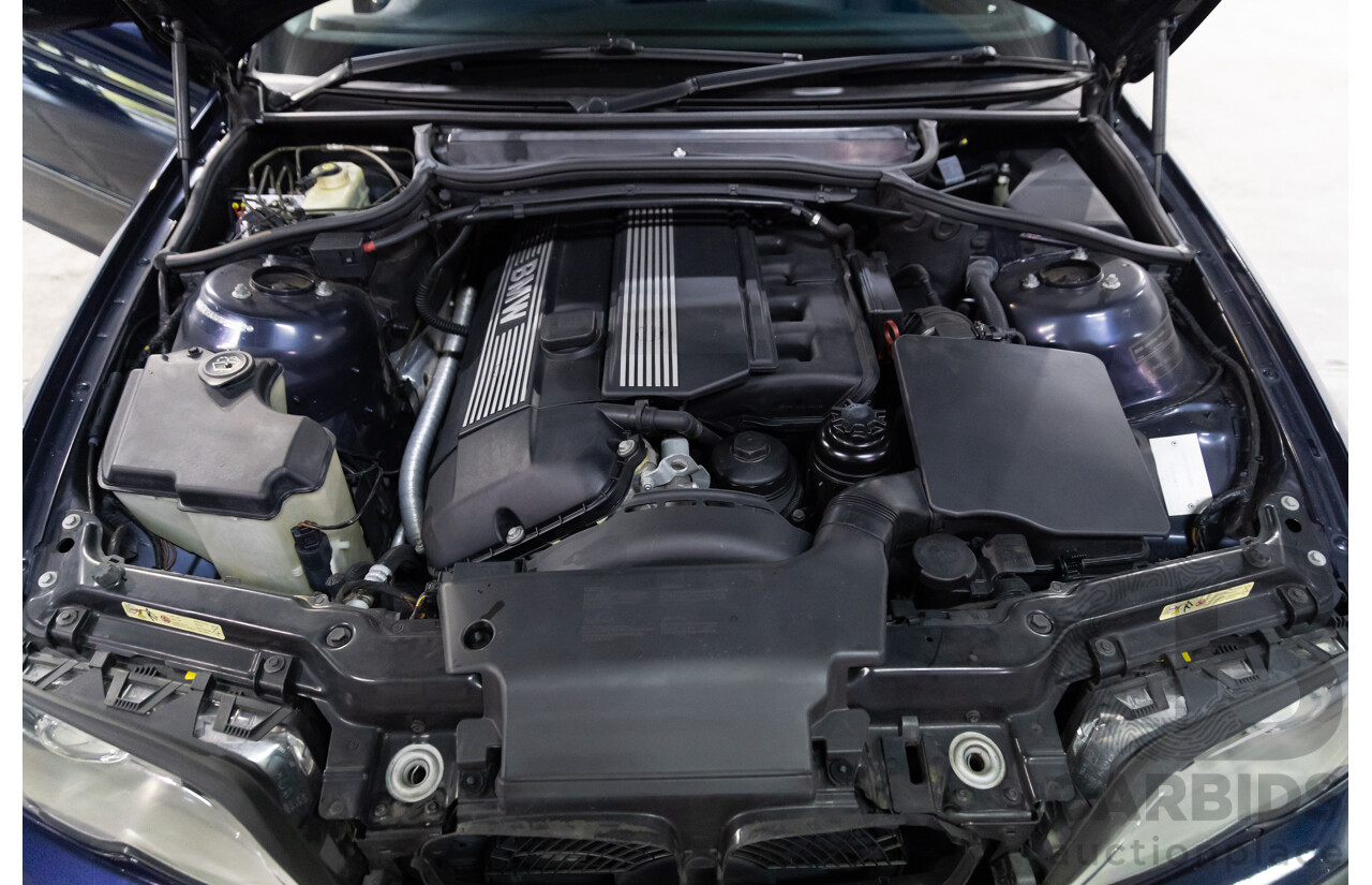 6/2002 BMW 330i E46 4d Sedan Orient Blue Metallic 3.0L