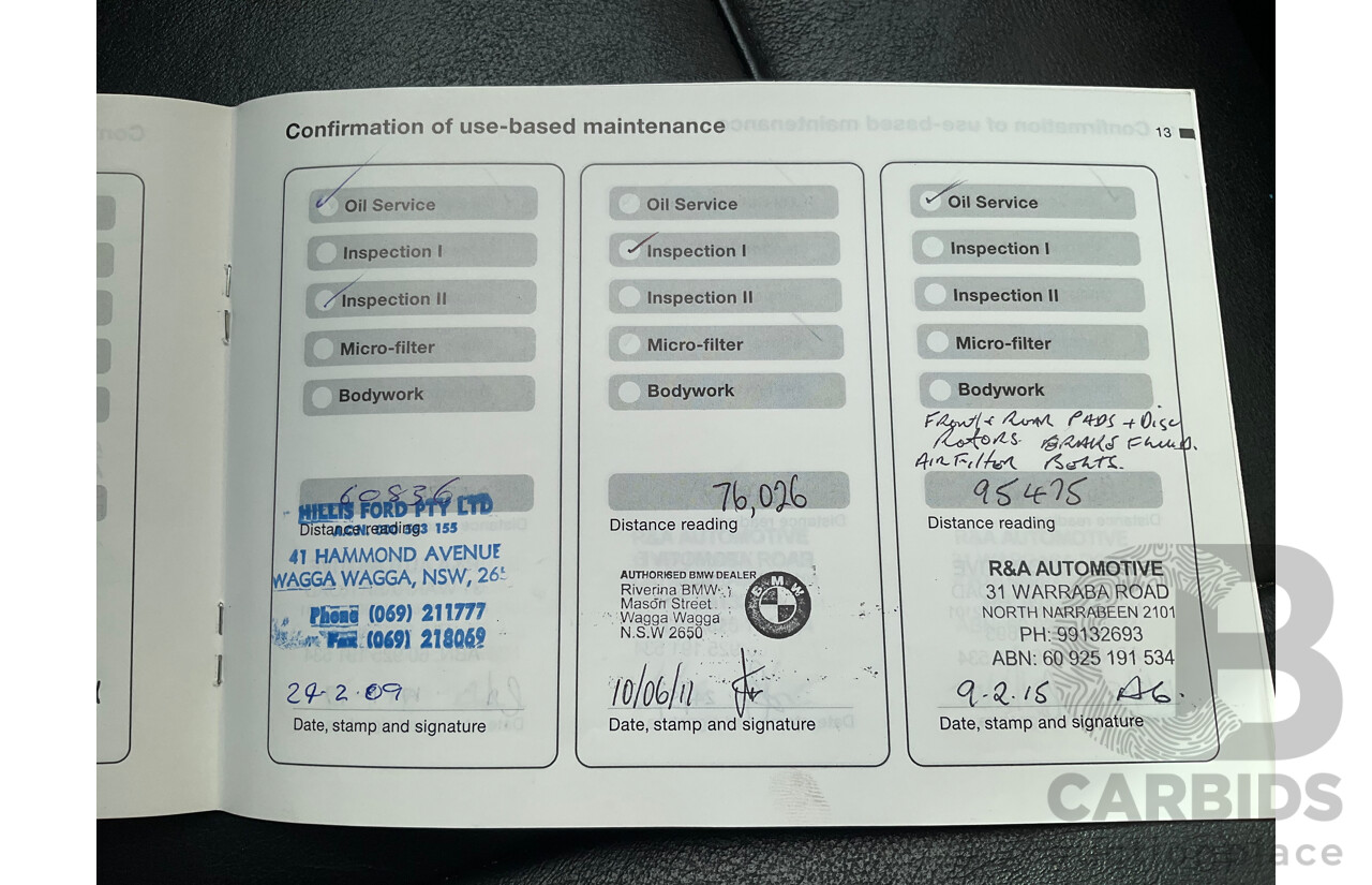 6/2002 BMW 330i E46 4d Sedan Orient Blue Metallic 3.0L