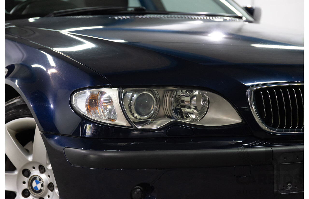 6/2002 BMW 330i E46 4d Sedan Orient Blue Metallic 3.0L