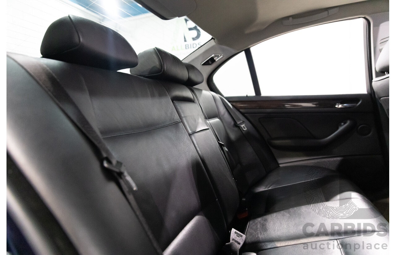 6/2002 BMW 330i E46 4d Sedan Orient Blue Metallic 3.0L