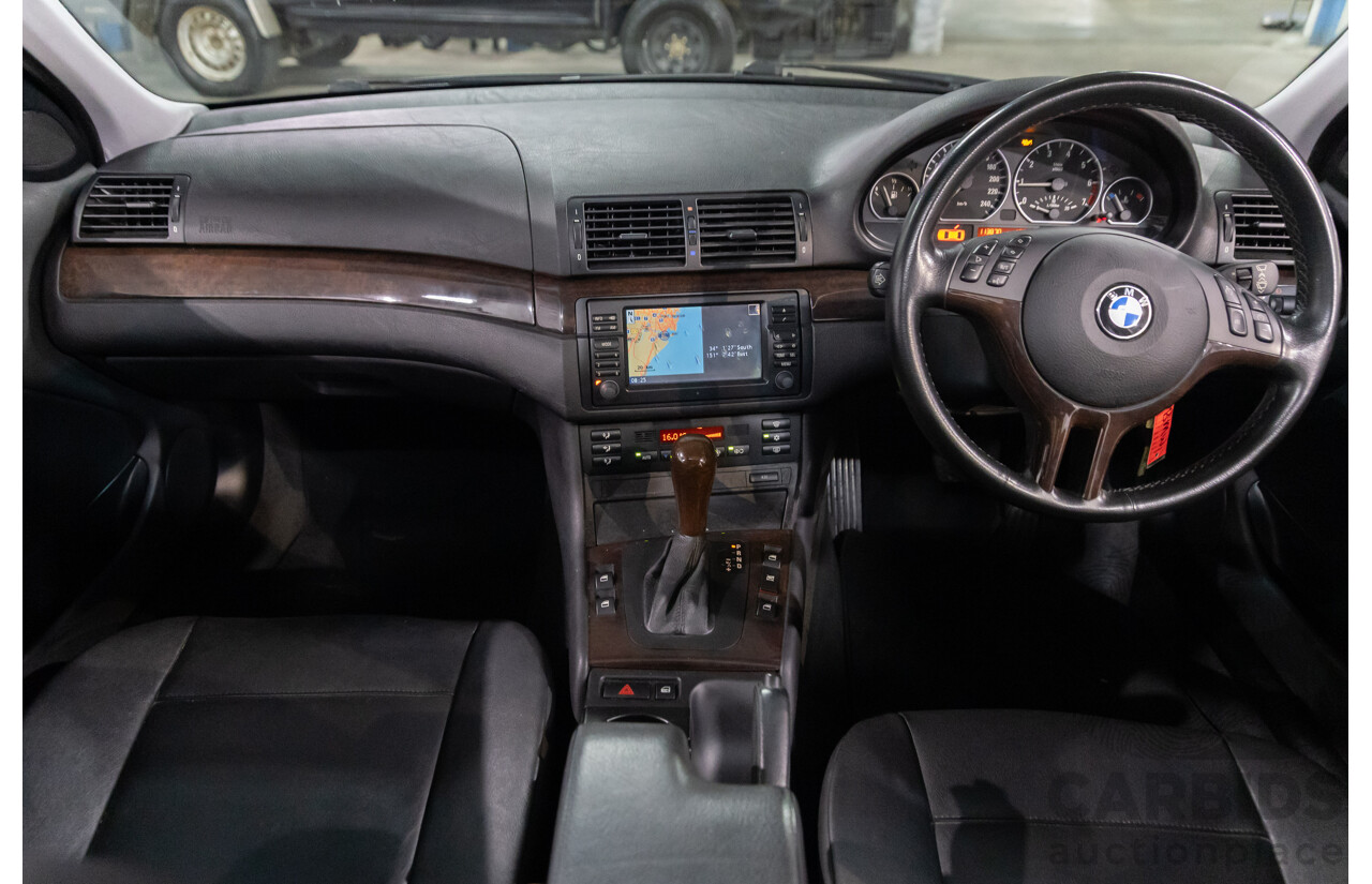 6/2002 BMW 330i E46 4d Sedan Orient Blue Metallic 3.0L