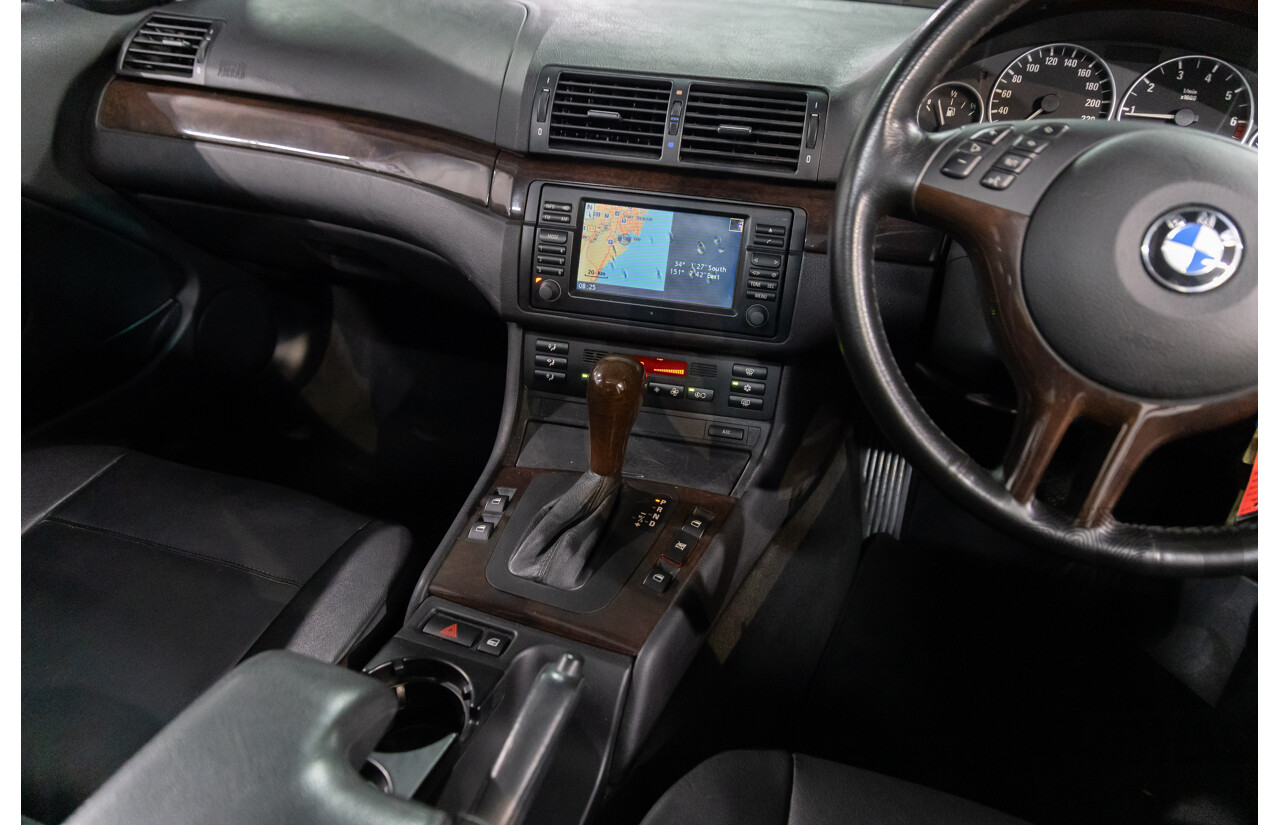 6/2002 BMW 330i E46 4d Sedan Orient Blue Metallic 3.0L