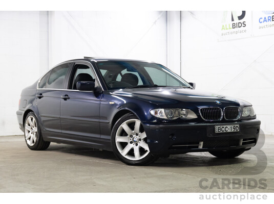 6/2002 BMW 330i E46 4d Sedan Orient Blue Metallic 3.0L