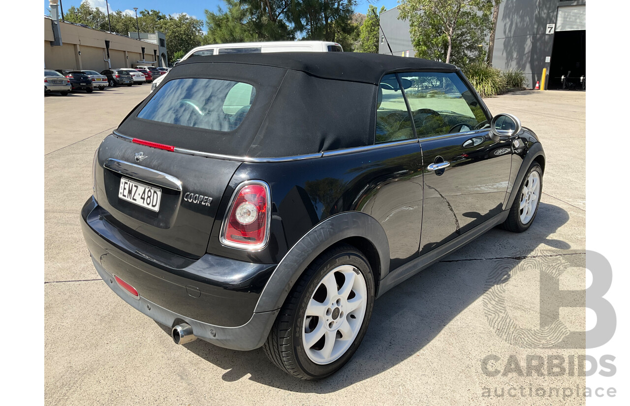 2/2009 Mini Cooper Cabrio R52 2d Cabriolet Black 1.6L