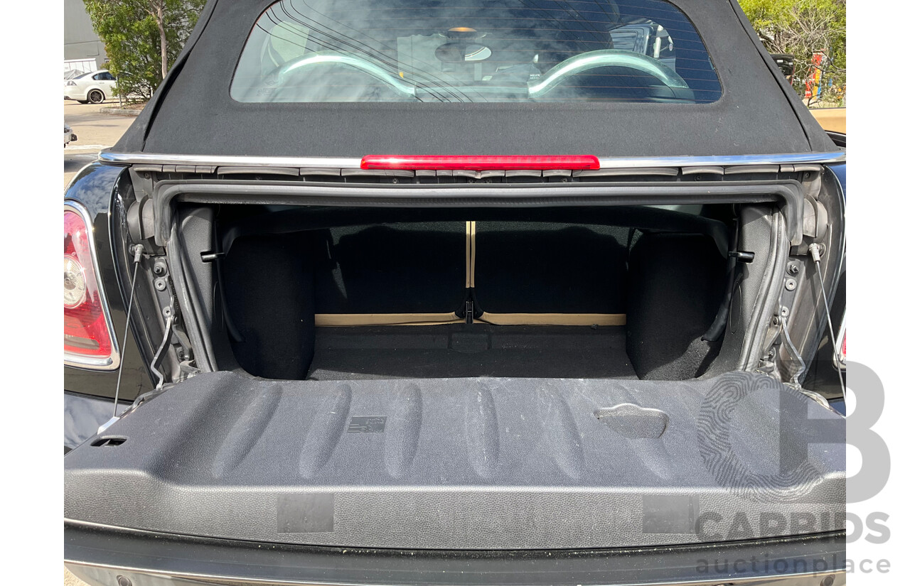 2/2009 Mini Cooper Cabrio R52 2d Cabriolet Black 1.6L