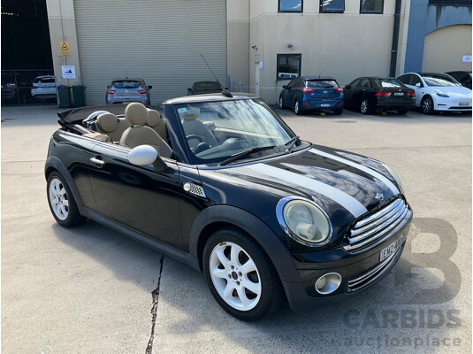 2/2009 Mini Cooper Cabrio R52 2d Cabriolet Black 1.6L