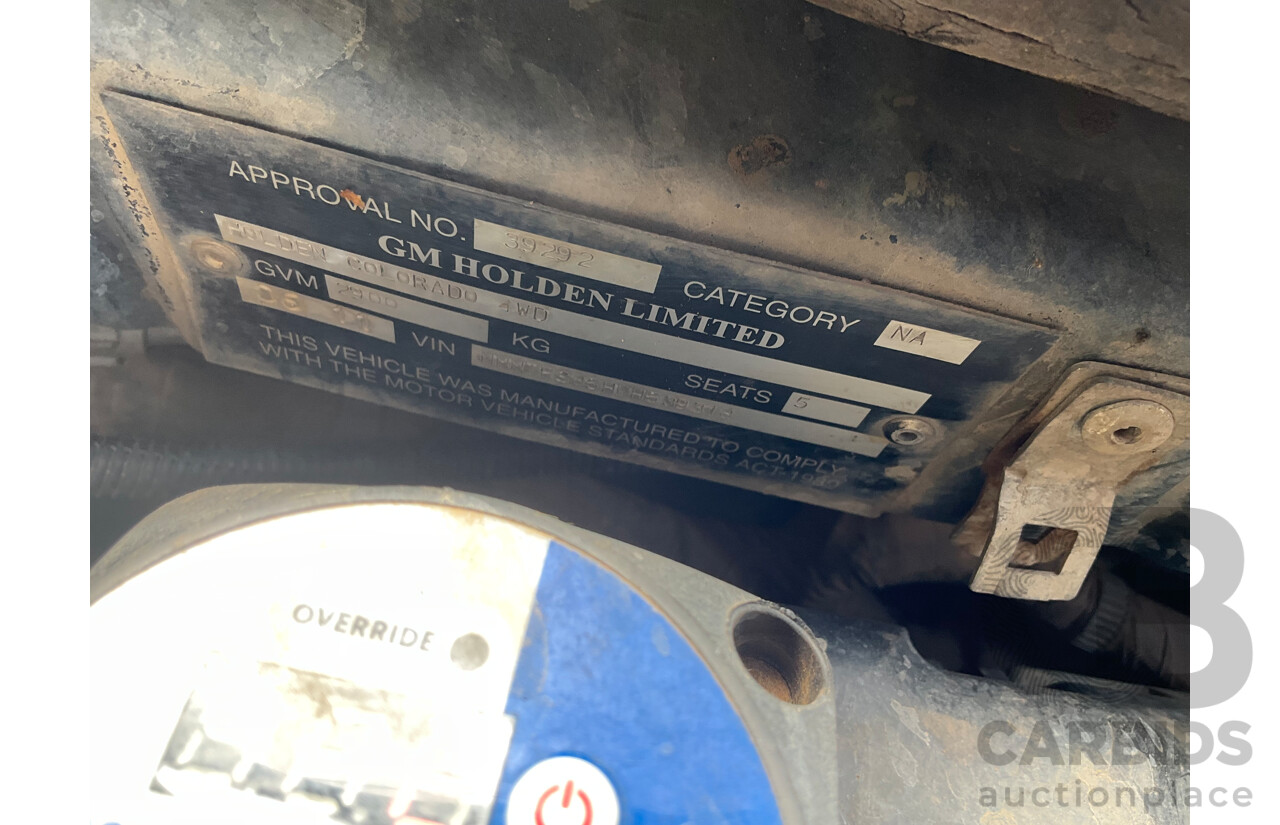 6/2011 Holden Colorado LT-R (4x4) RC MY11 Crew Cab P/Up Black Manual Turbo Diesel 3.0L