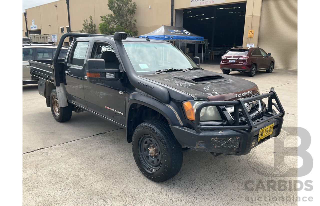 6/2011 Holden Colorado LT-R (4x4) RC MY11 Crew Cab P/Up Black Manual Turbo Diesel 3.0L
