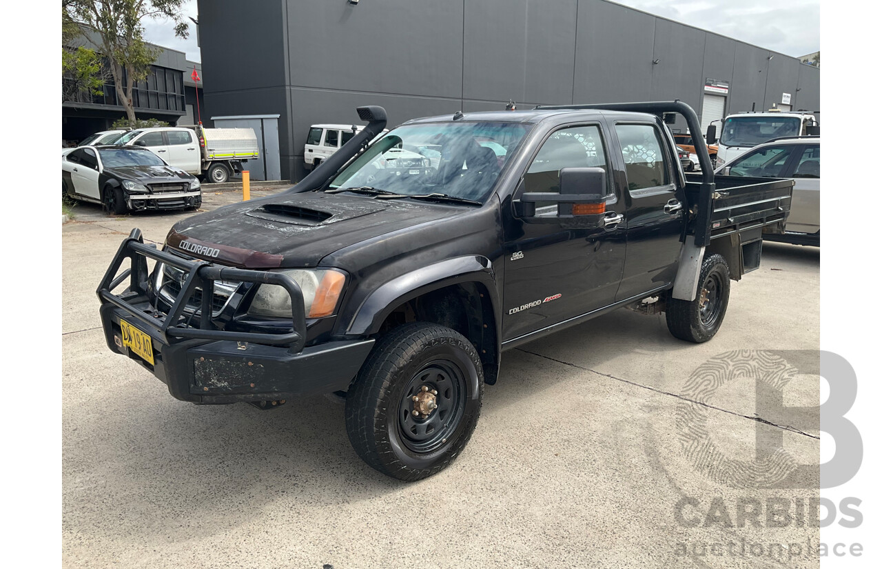 6/2011 Holden Colorado LT-R (4x4) RC MY11 Crew Cab P/Up Black Manual Turbo Diesel 3.0L