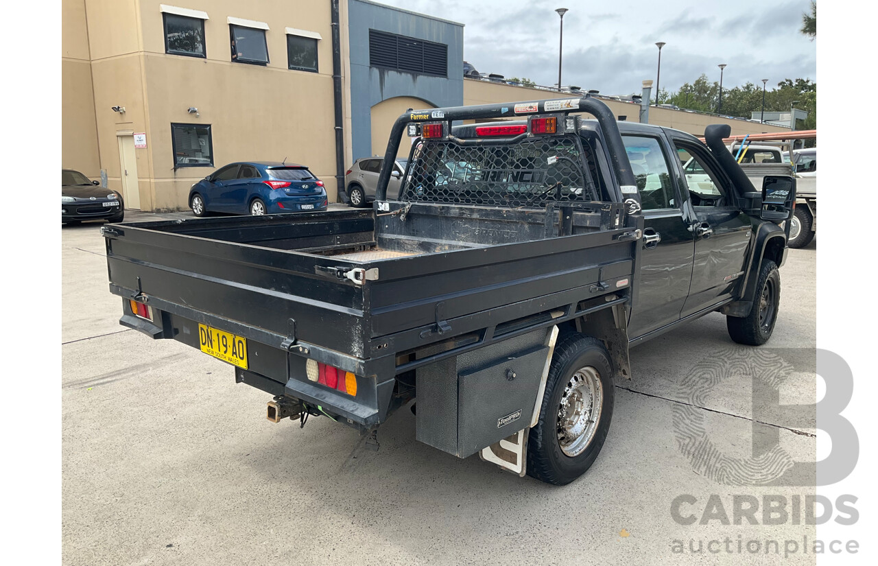 6/2011 Holden Colorado LT-R (4x4) RC MY11 Crew Cab P/Up Black Manual Turbo Diesel 3.0L