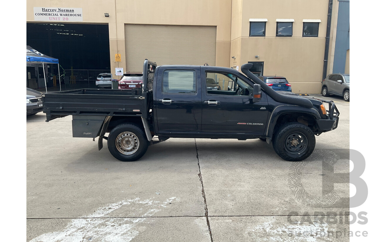 6/2011 Holden Colorado LT-R (4x4) RC MY11 Crew Cab P/Up Black Manual Turbo Diesel 3.0L