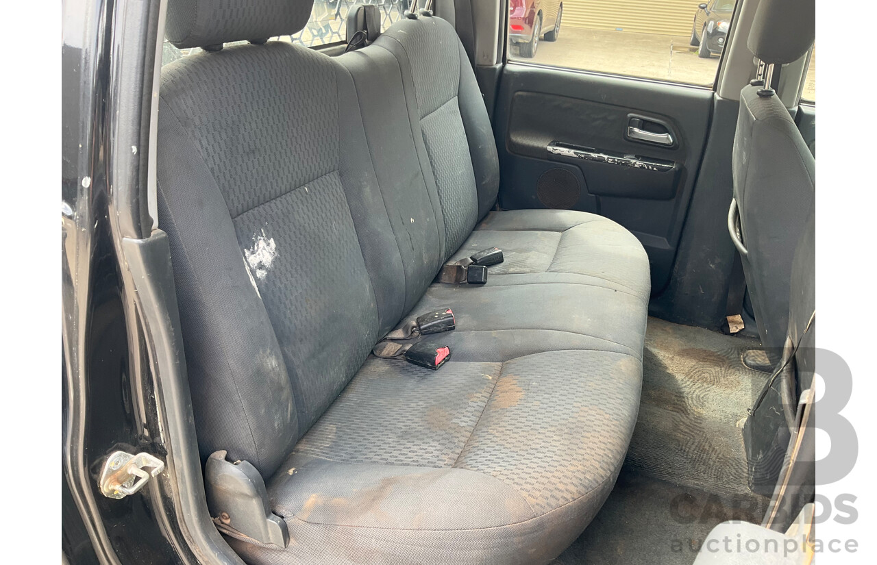 6/2011 Holden Colorado LT-R (4x4) RC MY11 Crew Cab P/Up Black Manual Turbo Diesel 3.0L