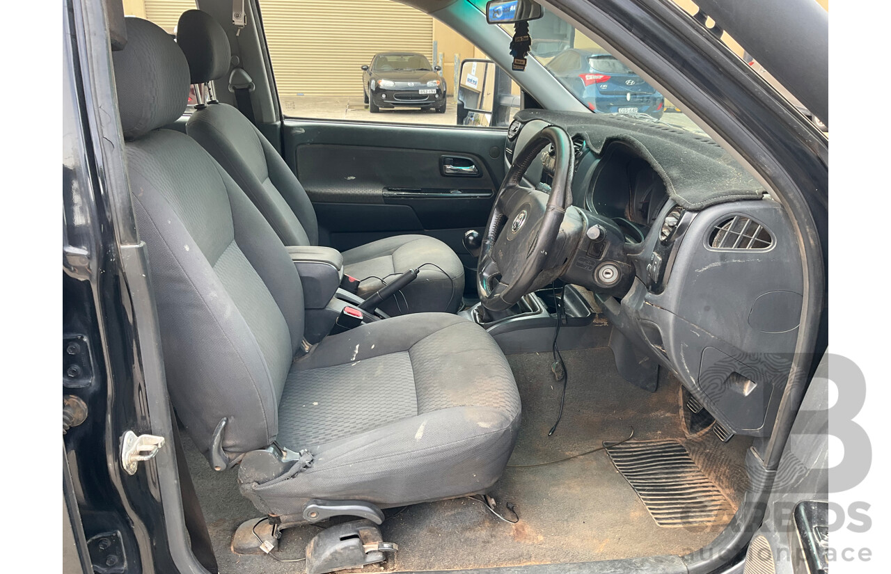 6/2011 Holden Colorado LT-R (4x4) RC MY11 Crew Cab P/Up Black Manual Turbo Diesel 3.0L