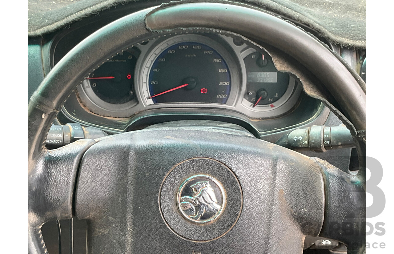 6/2011 Holden Colorado LT-R (4x4) RC MY11 Crew Cab P/Up Black Manual Turbo Diesel 3.0L