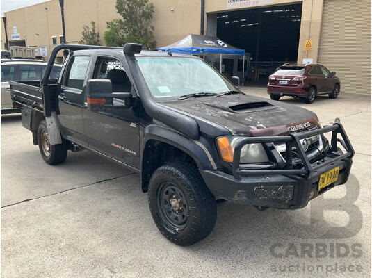 6/2011 Holden Colorado LT-R (4x4) RC MY11 Crew Cab P/Up Black Manual Turbo Diesel 3.0L