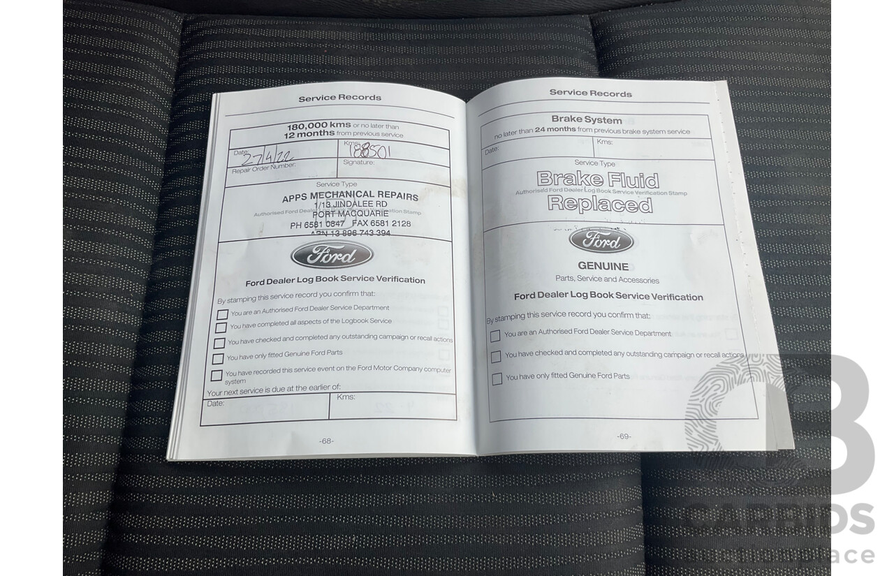 4/2014 Ford Territory TS (RWD) SZ 4d Wagon Red Turbo Diesel V6 2.7L