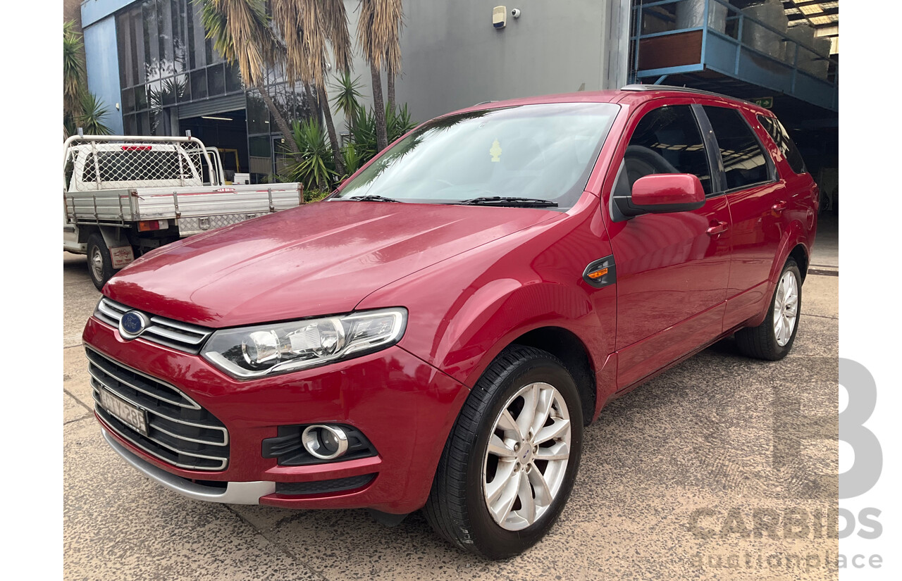 4/2014 Ford Territory TS (RWD) SZ 4d Wagon Red Turbo Diesel V6 2.7L