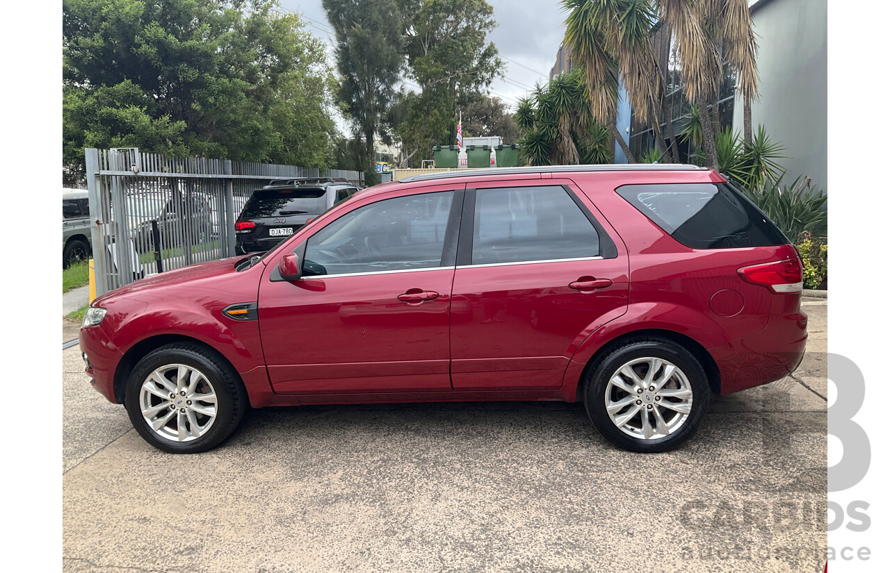 4/2014 Ford Territory TS (RWD) SZ 4d Wagon Red Turbo Diesel V6 2.7L