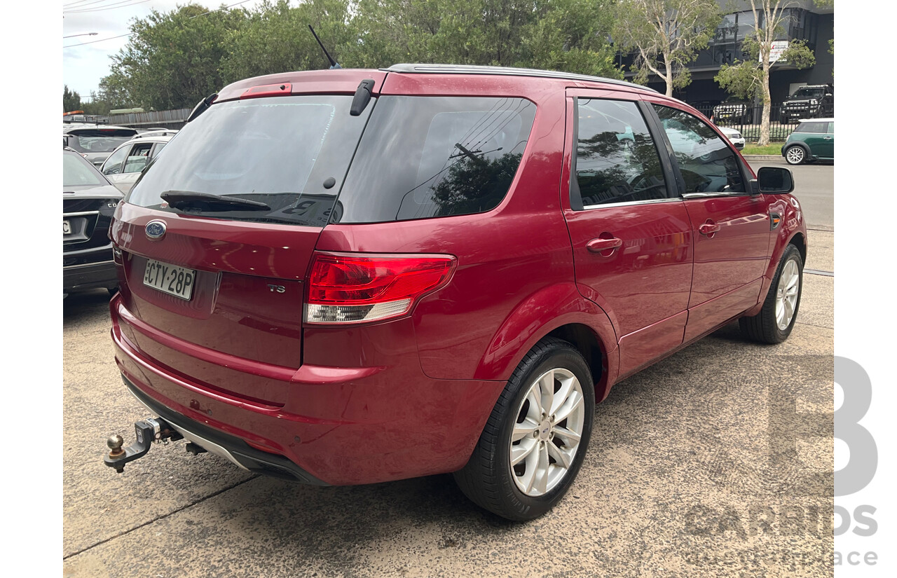 4/2014 Ford Territory TS (RWD) SZ 4d Wagon Red Turbo Diesel V6 2.7L