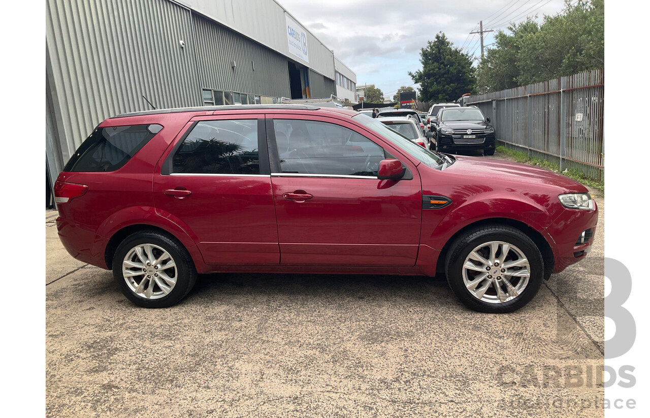 4/2014 Ford Territory TS (RWD) SZ 4d Wagon Red Turbo Diesel V6 2.7L