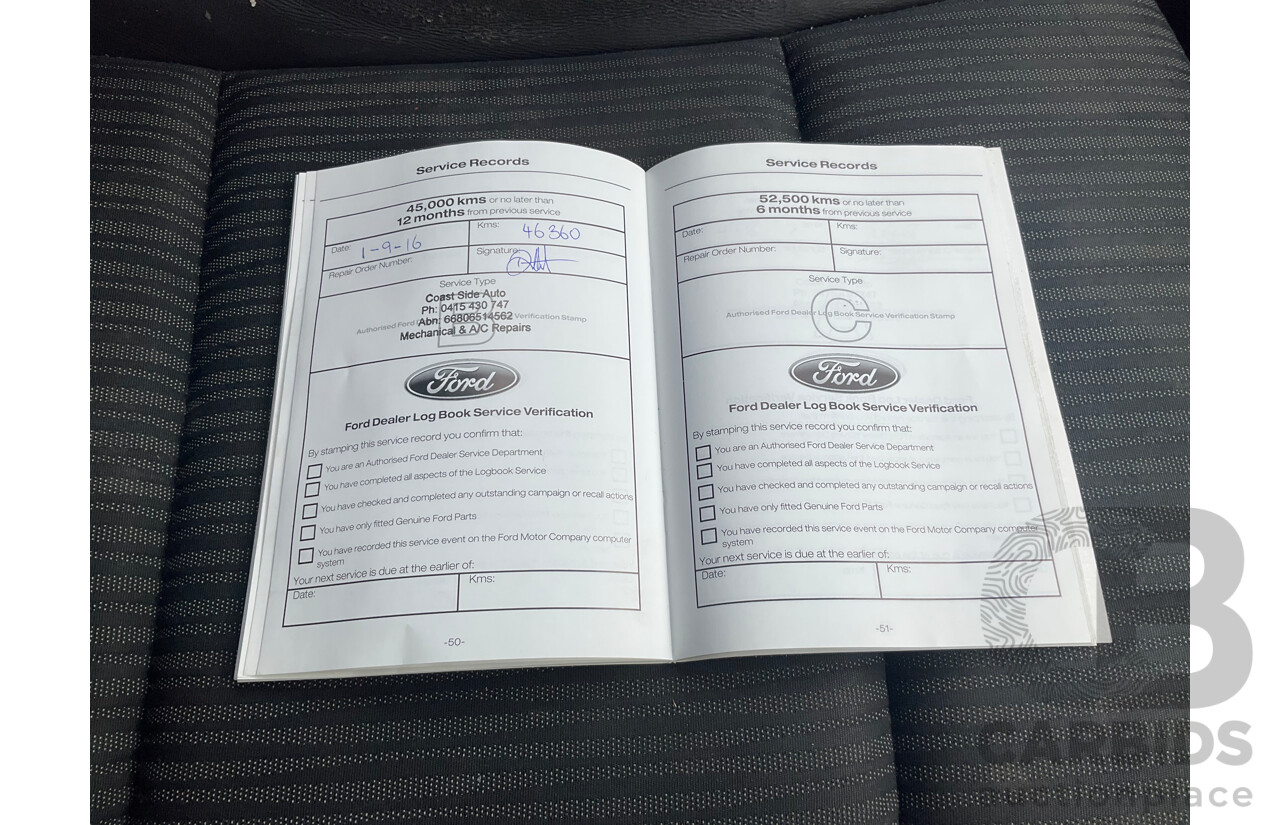 4/2014 Ford Territory TS (RWD) SZ 4d Wagon Red Turbo Diesel V6 2.7L