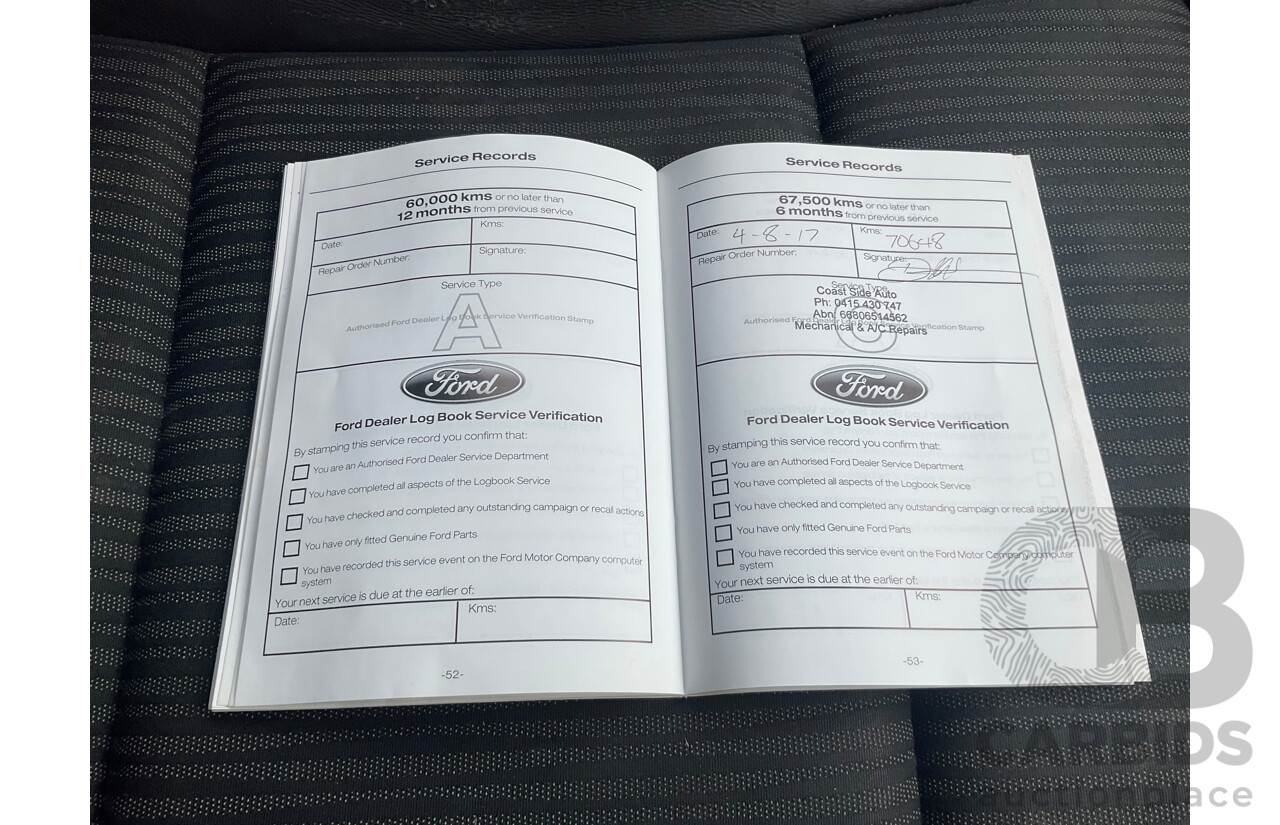 4/2014 Ford Territory TS (RWD) SZ 4d Wagon Red Turbo Diesel V6 2.7L