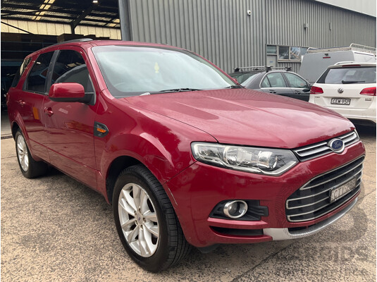 4/2014 Ford Territory TS (RWD) SZ 4d Wagon Red Turbo Diesel V6 2.7L